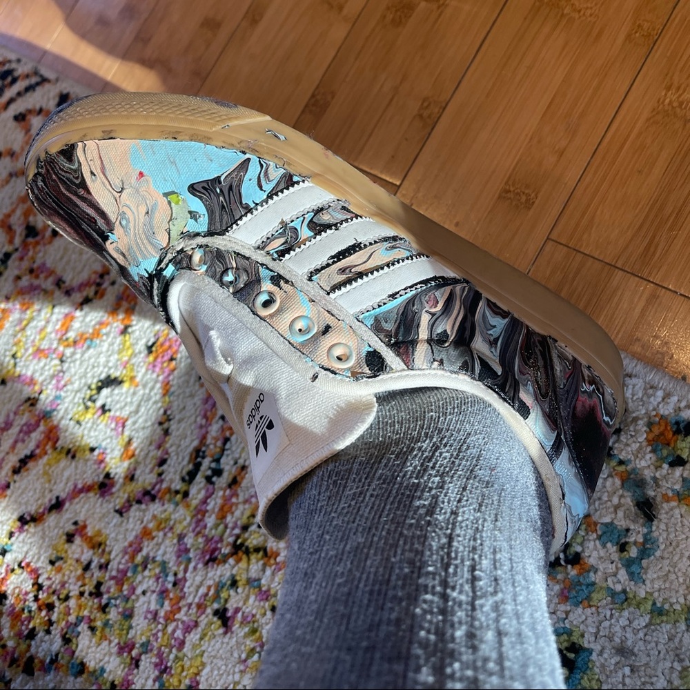 Artwork on shoes custom